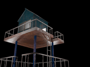 Watch tower 3D Model