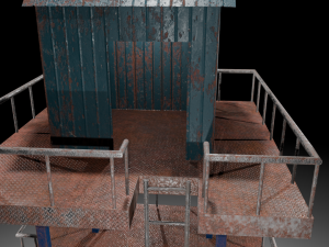 Watch tower 3D Model