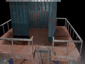 Watch tower 3D Model