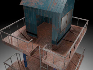 Watch tower 3D Model