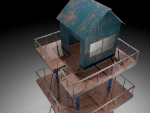 Watch tower 3D Model