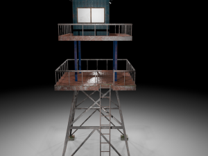 Watch tower 3D Model