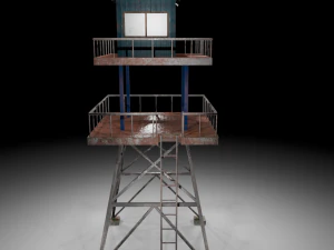 Watch tower 3D Model
