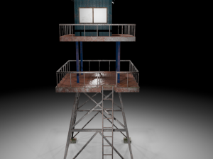 Watch tower 3D Model