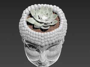 Buddha head 3D 모델