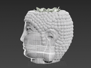 Buddha head 3D 모델