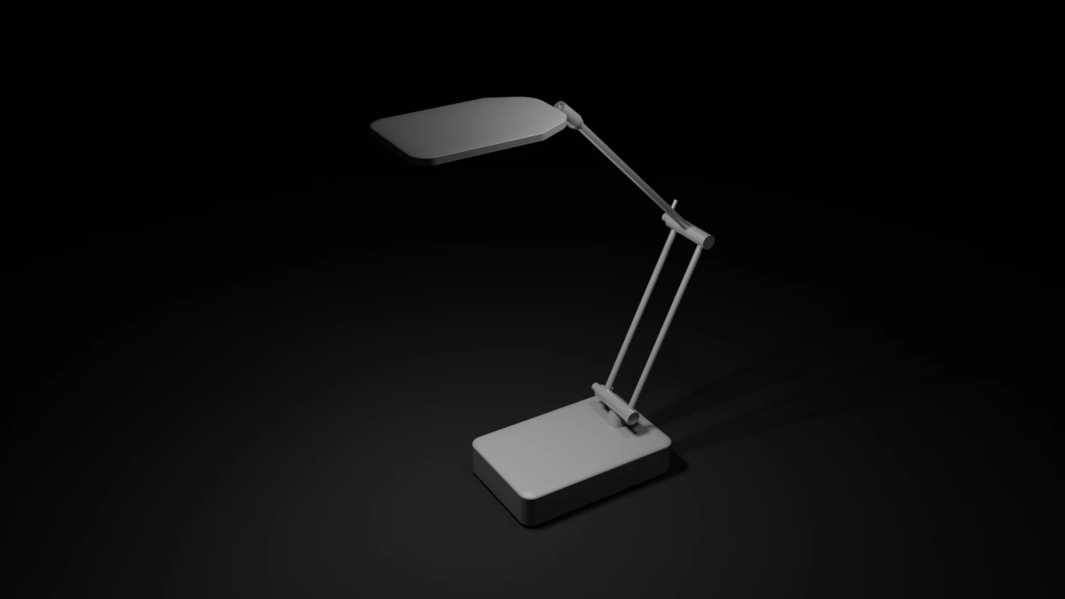 Lamp on a metal frame 3D Model .c4d .max .obj .3ds .fbx .stl .blend 