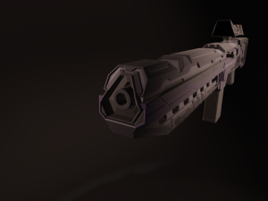 Sci-fi weapons 3D Model