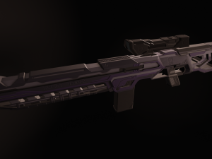 Sci-fi weapons 3D Model