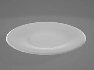 Piatto Modello 3D