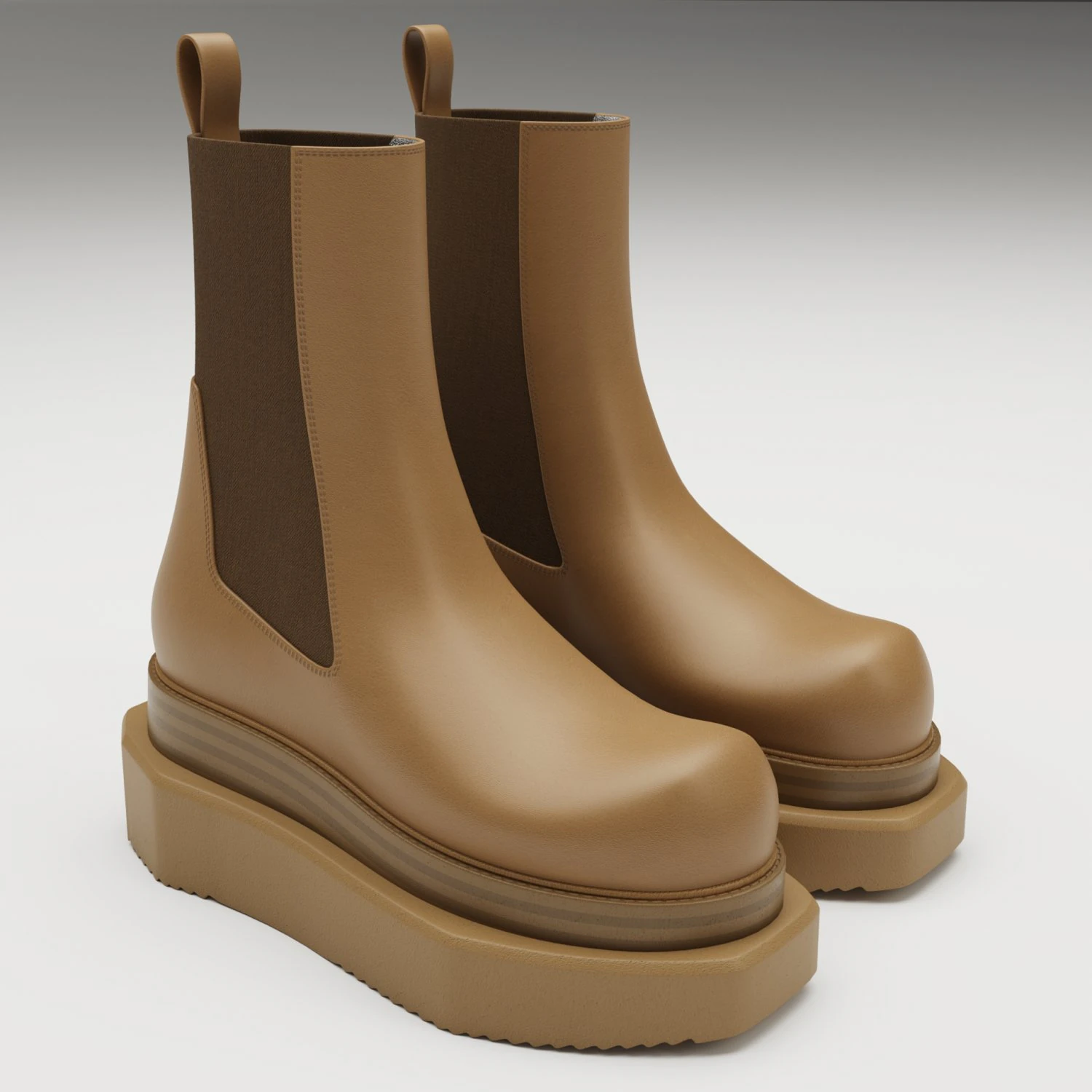 Boots Rick Owens Turbo Cyclops 3D Model .c4d .max .obj .3ds .fbx .stl .blend 