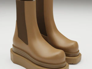 Stiefel Rick Owens Turbo Cyclops 3D Modell