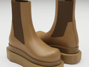 Boots Rick Owens Turbo Cyclops 3D Model