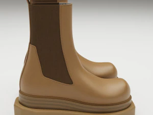 Boots Rick Owens Turbo Cyclops 3D Model