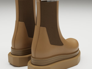 Boots Rick Owens Turbo Cyclops 3Dモデル