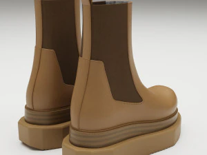 Boots Rick Owens Turbo Cyclops 3D Model