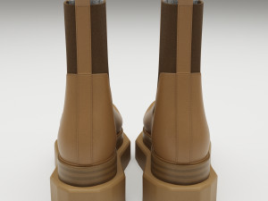 Boots Rick Owens Turbo Cyclops 3Dモデル