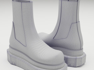 Boots Rick Owens Turbo Cyclops 3Dモデル
