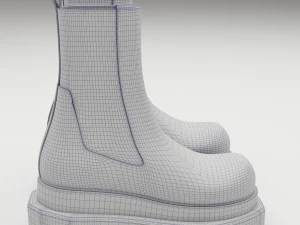 Boots Rick Owens Turbo Cyclops 3D Model