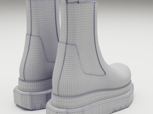 Boots Rick Owens Turbo Cyclops 3Dモデル