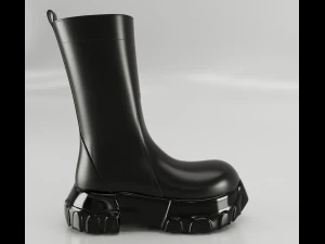 Boots Rick Owens Polished 3D Model