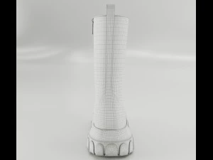 Boots Rick Owens Polished 3D Model