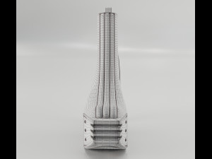 Heels Rick Owens Grilled Platform 3D Model