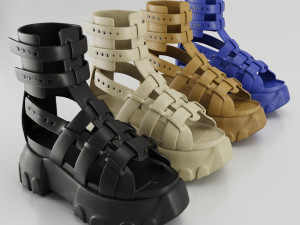 Sandals Rick Owens 3D Model