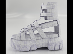Sandals Rick Owens 3D Model