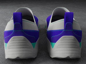 Sneakers ROA Violet-White 3D मॉडल