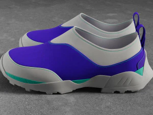 Sneakers ROA Violet-White 3D Model
