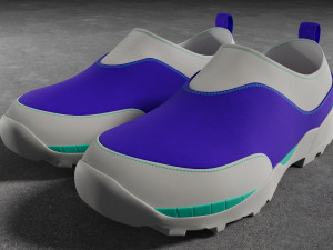 Sneakers ROA Violet-White 3D मॉडल