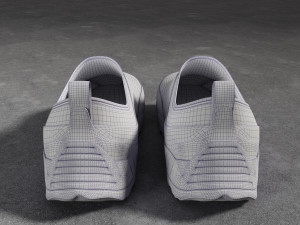 Sneakers ROA Violet-White 3D मॉडल