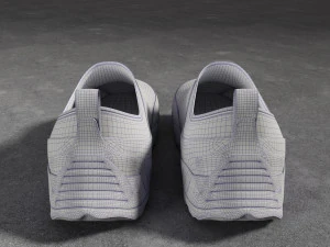 Sneakers ROA Violet-White 3D Model