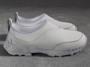 Sneakers ROA Violet-White 3D मॉडल