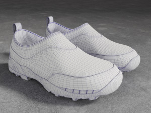 Sneakers ROA Violet-White 3D मॉडल
