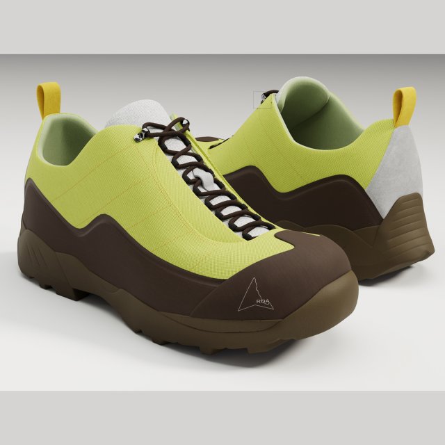 Sneakers Katharina ROA Green 3D 모델 .c4d .max .obj .3ds .fbx .stl .blend 