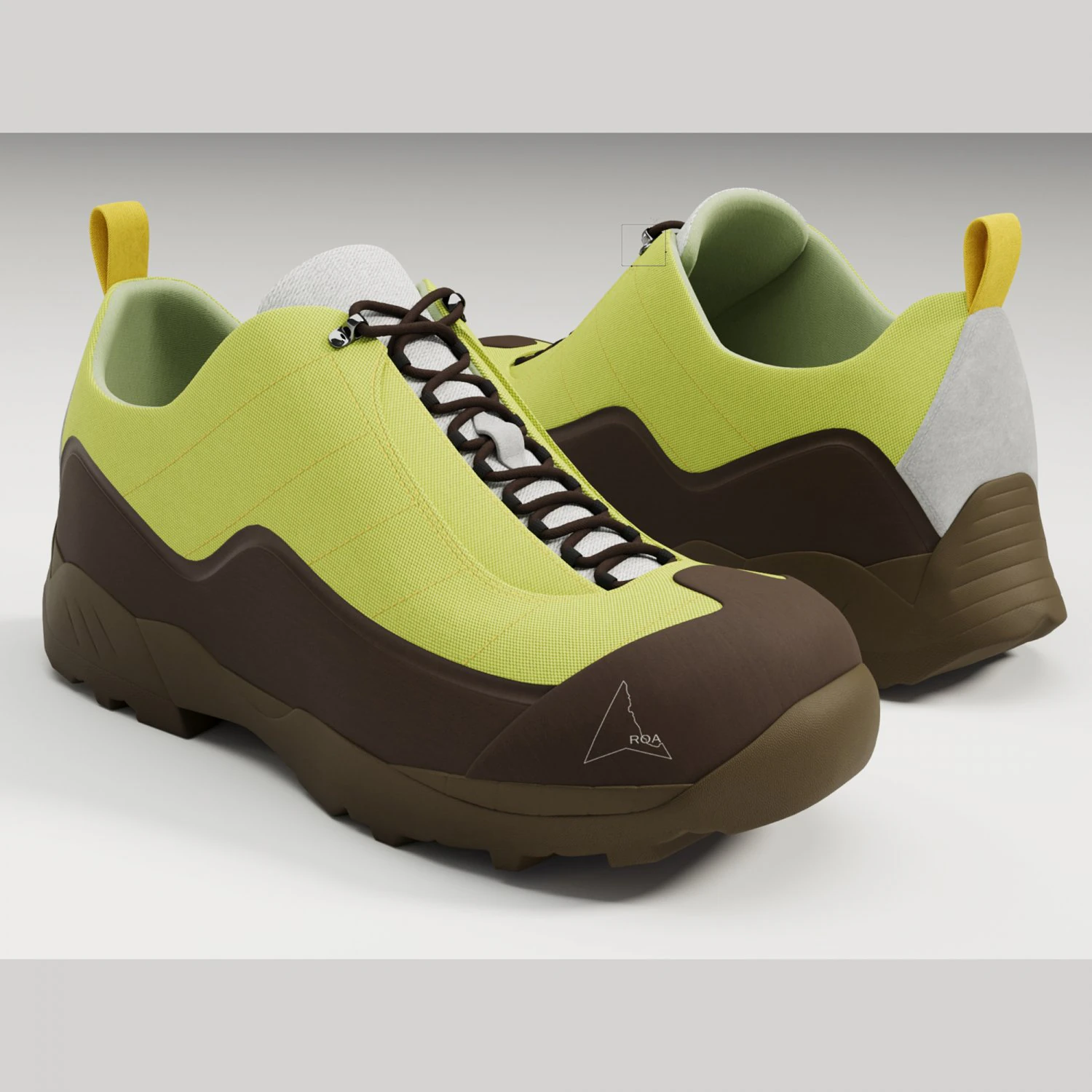 Sneakers Katharina ROA Green 3D Model .c4d .max .obj .3ds .fbx .stl .blend 