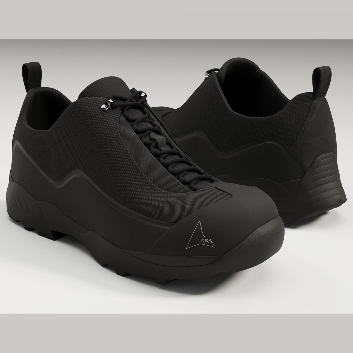 Sneakers Katharina ROA Black 3D Model .c4d .max .obj .3ds .fbx .stl .blend 