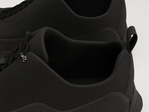 Sneakers Katharina ROA Black 3D Model