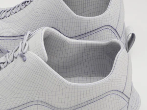 Sneakers Katharina ROA Black 3D Model