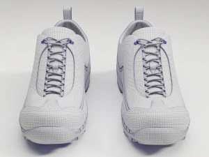 Sneakers Katharina ROA Black 3D Model