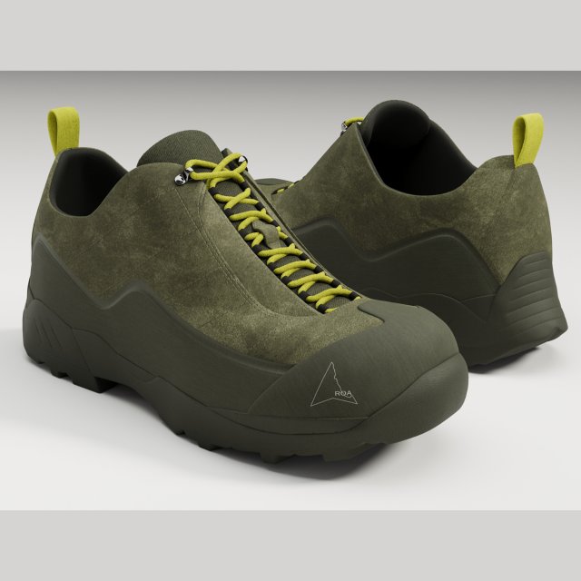 Sneakers Katharina ROA Military Modelo 3D .c4d .max .obj .3ds .fbx .stl .blend 