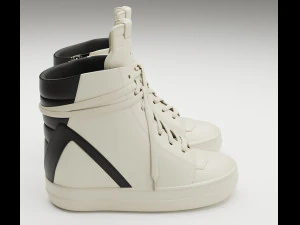 Sneakers Rick Owens Geobasket Converse 3D Model