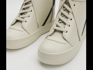 Sneakers Rick Owens Geobasket Converse 3D Model