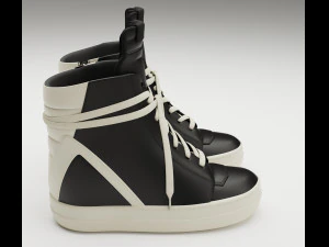 Sneakers Rick Owens Geobasket Converse Collection 3D Model