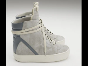 Sneakers Rick Owens Geobasket Converse Collection 3D Model