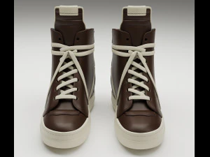 Sneakers Rick Owens Geobasket Converse Collection 3D Model
