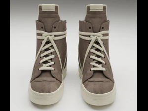 Sneakers Rick Owens Geobasket Converse Collection 3D Model