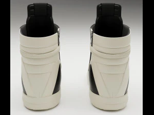 Sneakers Rick Owens Geobasket Converse Collection 3D Model